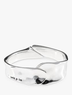 UNOde50 Wave Bangle, Silver, Silver