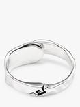 UNOde50 Wave Bangle, Silver