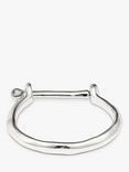 UNOde50 Horseshoe Bangle, Silver