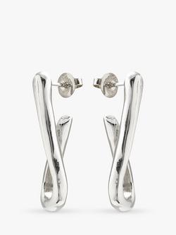 UNOde50 FOR U Shape Drop Earrings - view 2, Silver