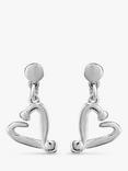 UNOde50 Love Collection Nailed Heart Drop Earrings