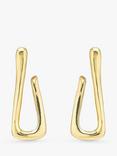 UNOde50 FOR U Shape Drop Earrings, Gold
