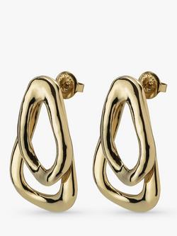UNOde50 Irregular Drop Earrings - view 2, Gold