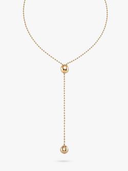 UNOde50 Long Y Necklace, Gold