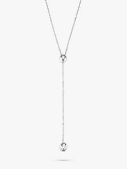 UNOde50 Long Y Necklace, Silver