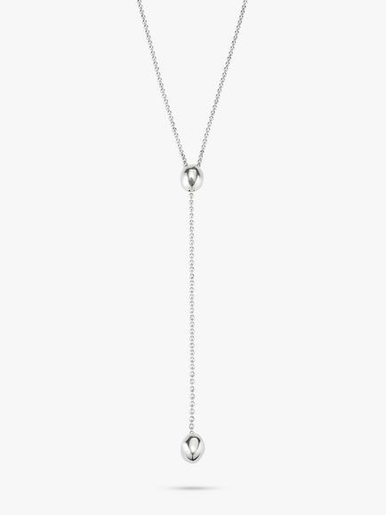UNOde50 Long Y Necklace, Silver