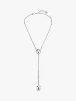 UNOde50 Long Y Necklace - view 2, Silver
