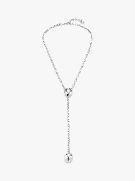 UNOde50 Long Y Necklace - view 2, Silver