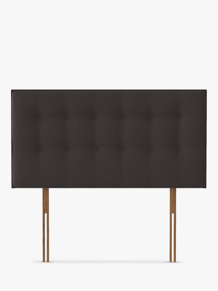 Silentnight Sleep Genius Strutted Headboard, Single - view 2, Ebony