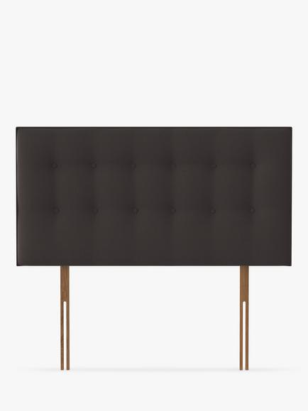Silentnight Sleep Genius Strutted Headboard, Double - view 2, Ebony