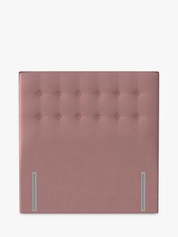 Silentnight Sleep Genius Full Height Headboard, Double - view 2, Dusky Pink