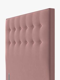 Silentnight Sleep Genius Full Height Headboard, Super King Size, Dusky Pink