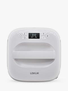 Loklik 25 x 25cm Heat Press, White