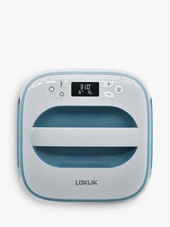 Loklik 25 x 25cm Heat Press, Denim Blue