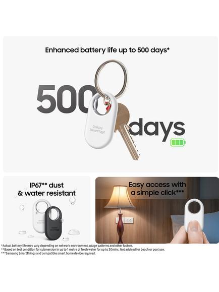 Samsung Galaxy SmartTag2, Pack of 4, Black/White - view 2, Black/White