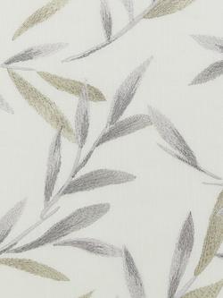 John Lewis Langley Embroidery Made to Measure Curtains or Roman Blind, Natural, Natural