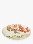 BlissHome Vine Tomatoes & Lettuce Earthenware Serving Dish, 34cm, Red/Green