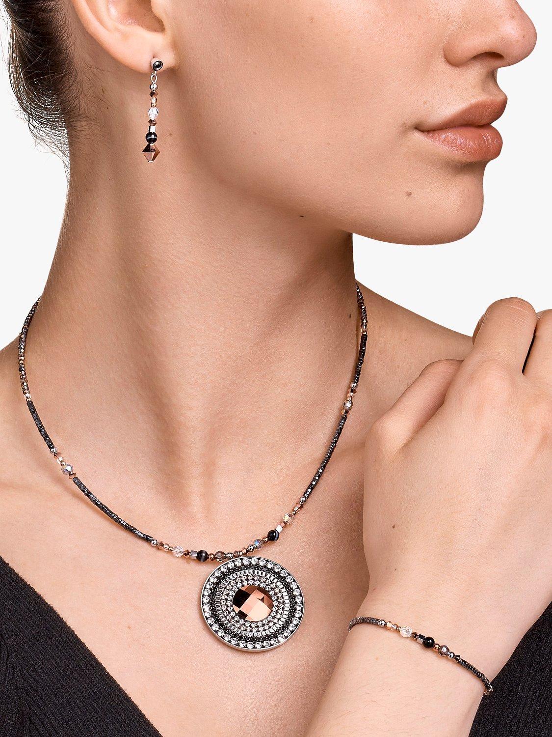 Product image 2 of 2, which shows COEUR DE LION Beaded Drop Earrings, Multi