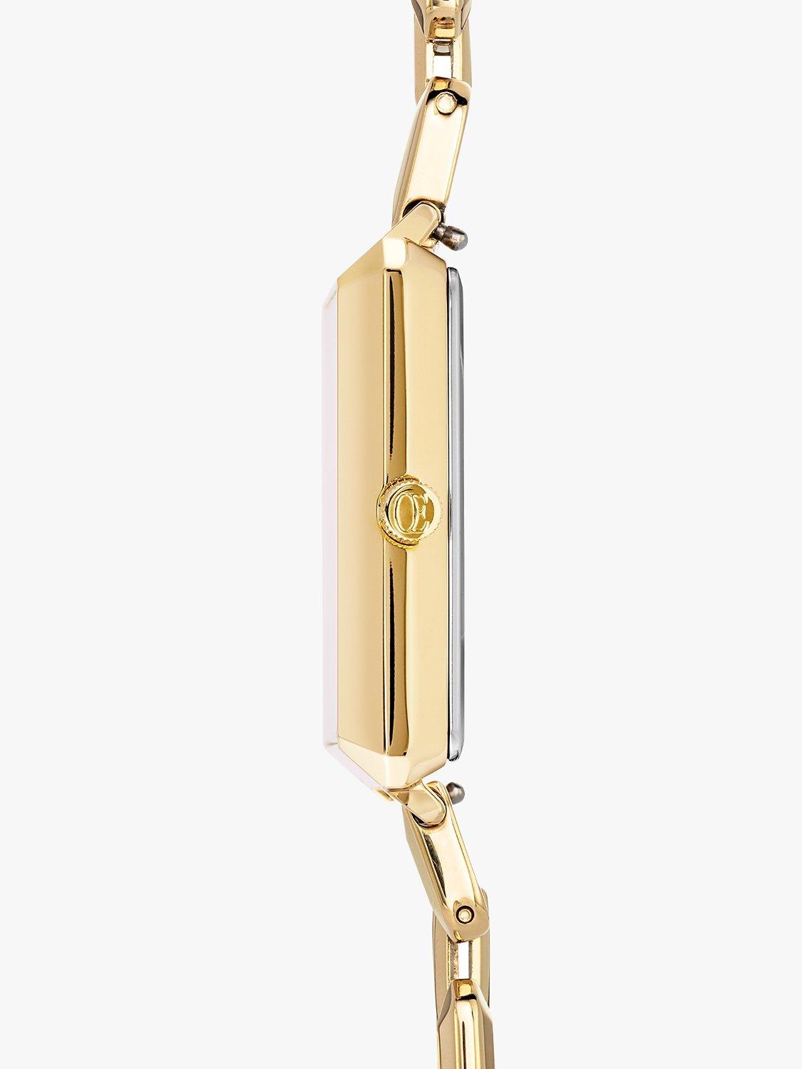 Product image 4 of 6, which shows COEUR DE LION 7632/74-1643 Women's Swarovski® Crystals Bracelet Strap Watch, Gold/Multi
