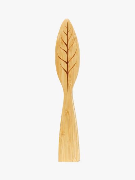 Kikkerland Bamboo Leaf Cleaning Tongs, Neutral - view 2, Neutral