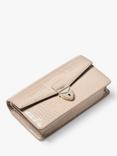 Aspinal of London Mayfair Croc Effect Leather Clutch Bag