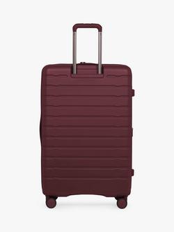 Antler Stamford 4-Wheel 81cm Large Expandable Suitcase - view 2, Berry Red