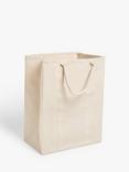 John Lewis Canvas Laundry Bag, Natural