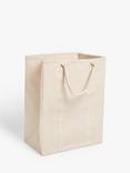 John Lewis ANYDAY Canvas Laundry Bag, Natural