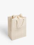 John Lewis Canvas Laundry Bag, Natural
