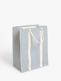 John Lewis Canvas Laundry Bag, Stripe