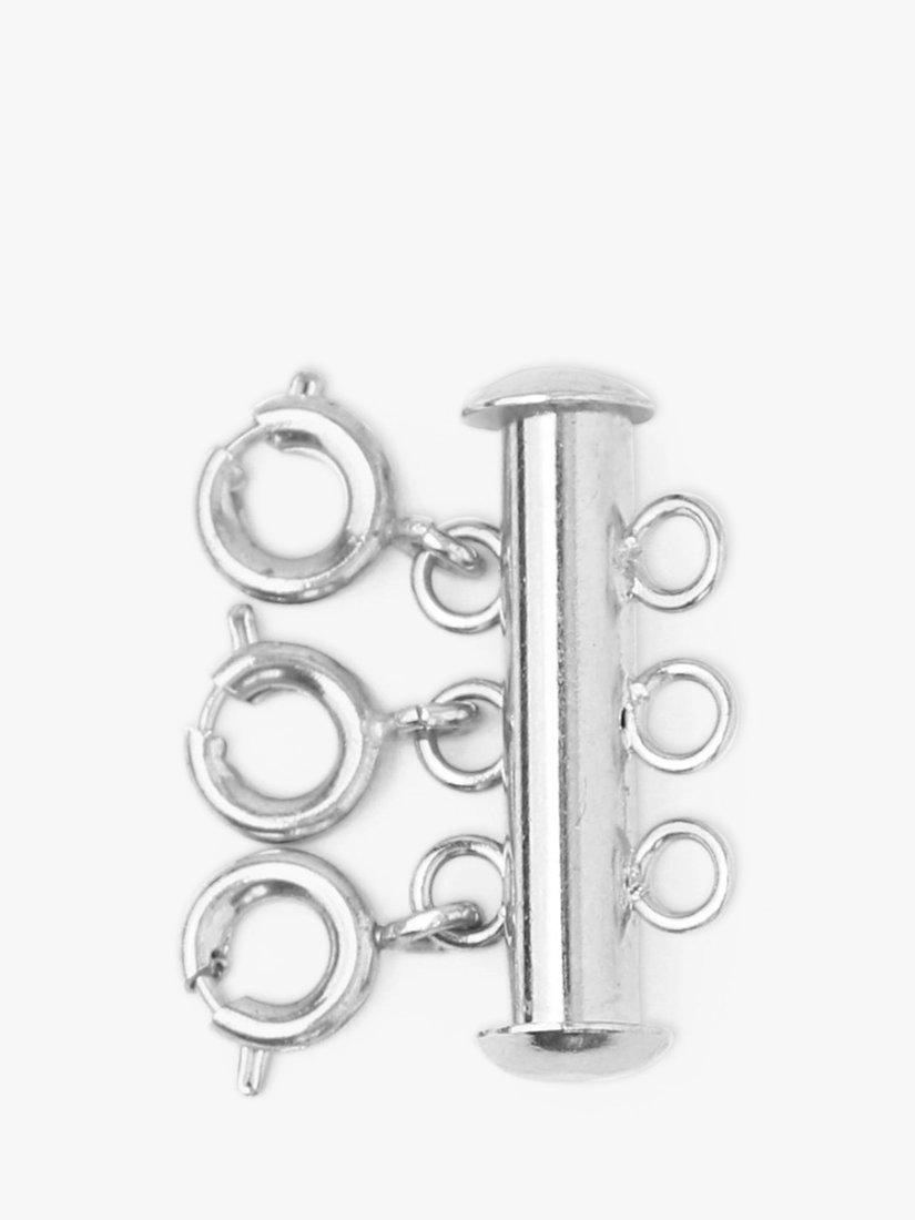 Orelia Layered Necklace Magic Separator, Silver