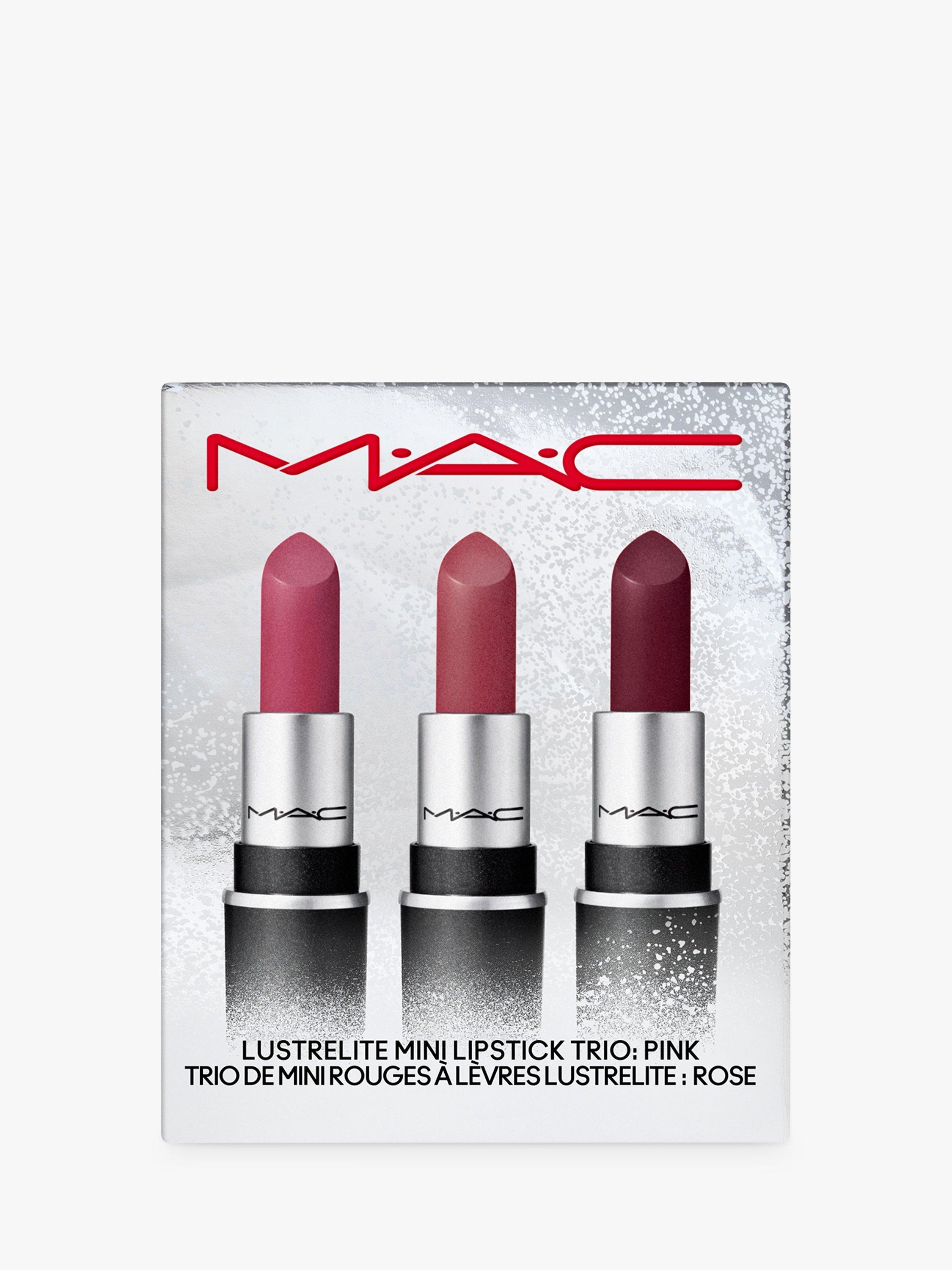 MAC Limited Edition Lustrelite Mini Lipstick Trio, Pink
