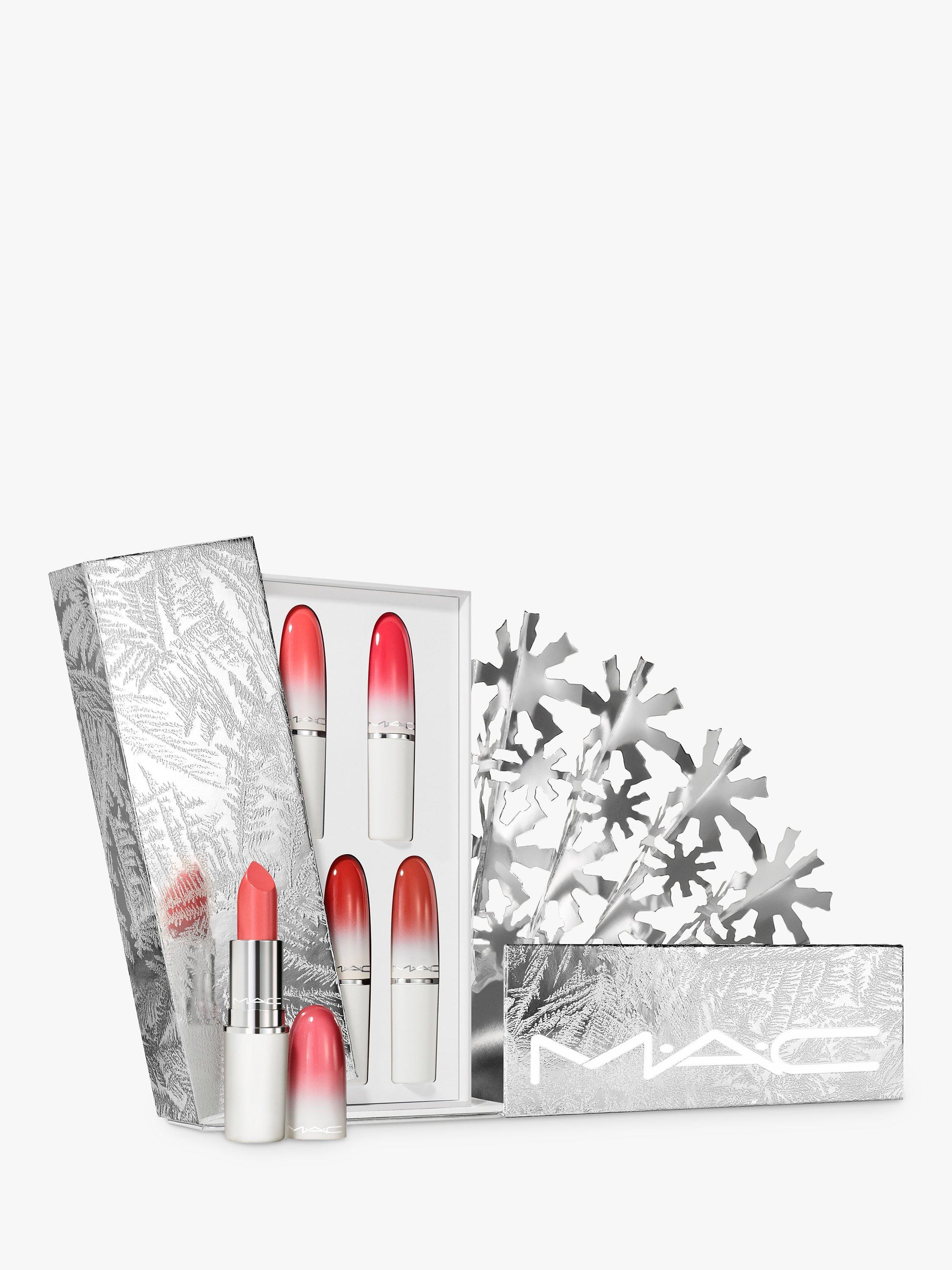 MAC Frostbitten Kiss Lustreglass Lipstick x 5 - Best Sellers Makeup Gift Set