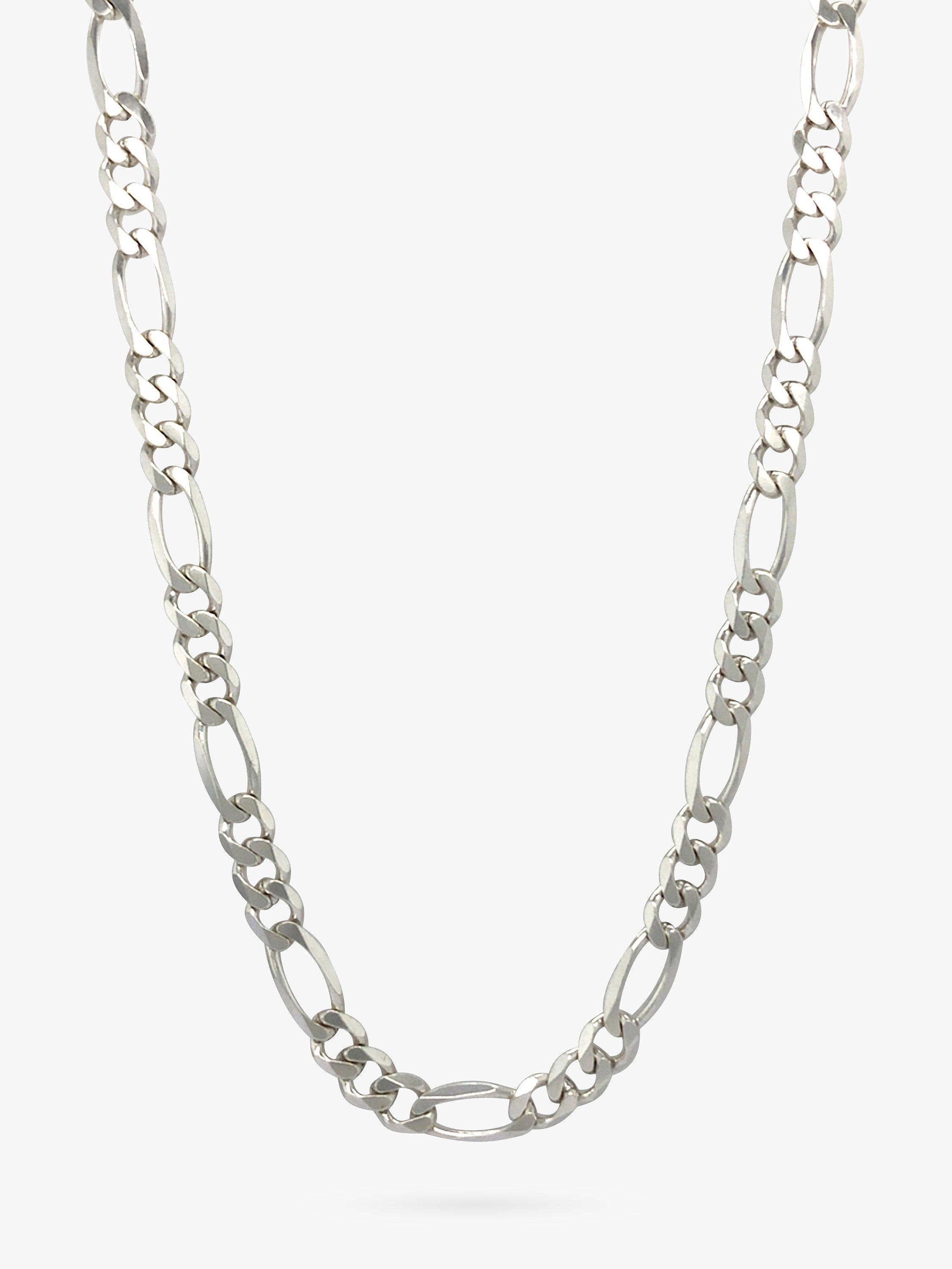 Vintage Fine Jewellery Pre-Loved Figaro Chain Necklace, Dated Circa 1980s