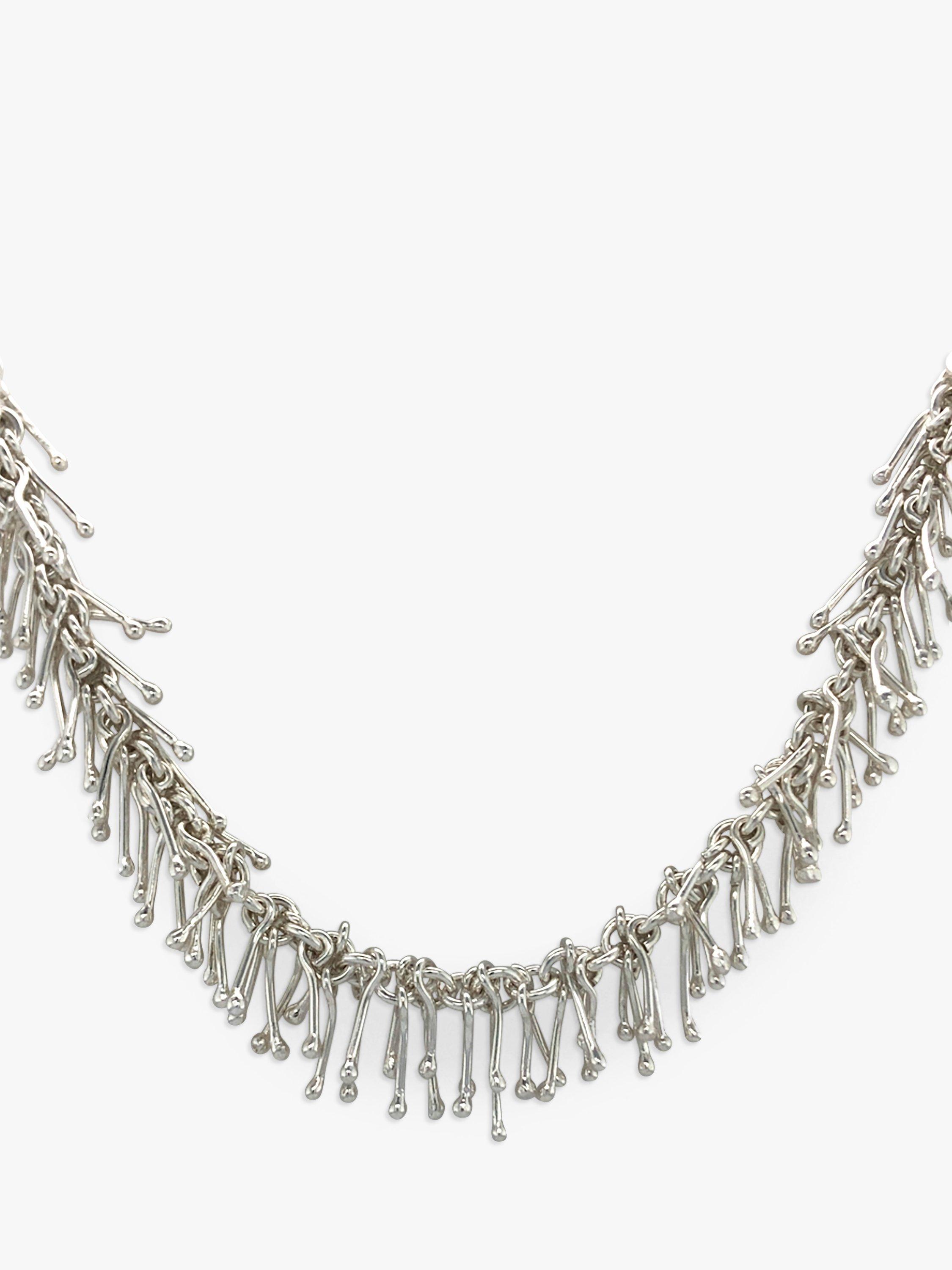 Vintage Fine Jewellery Pre-Loved Links of London Fringe Collar Necklace, Dated London 2003