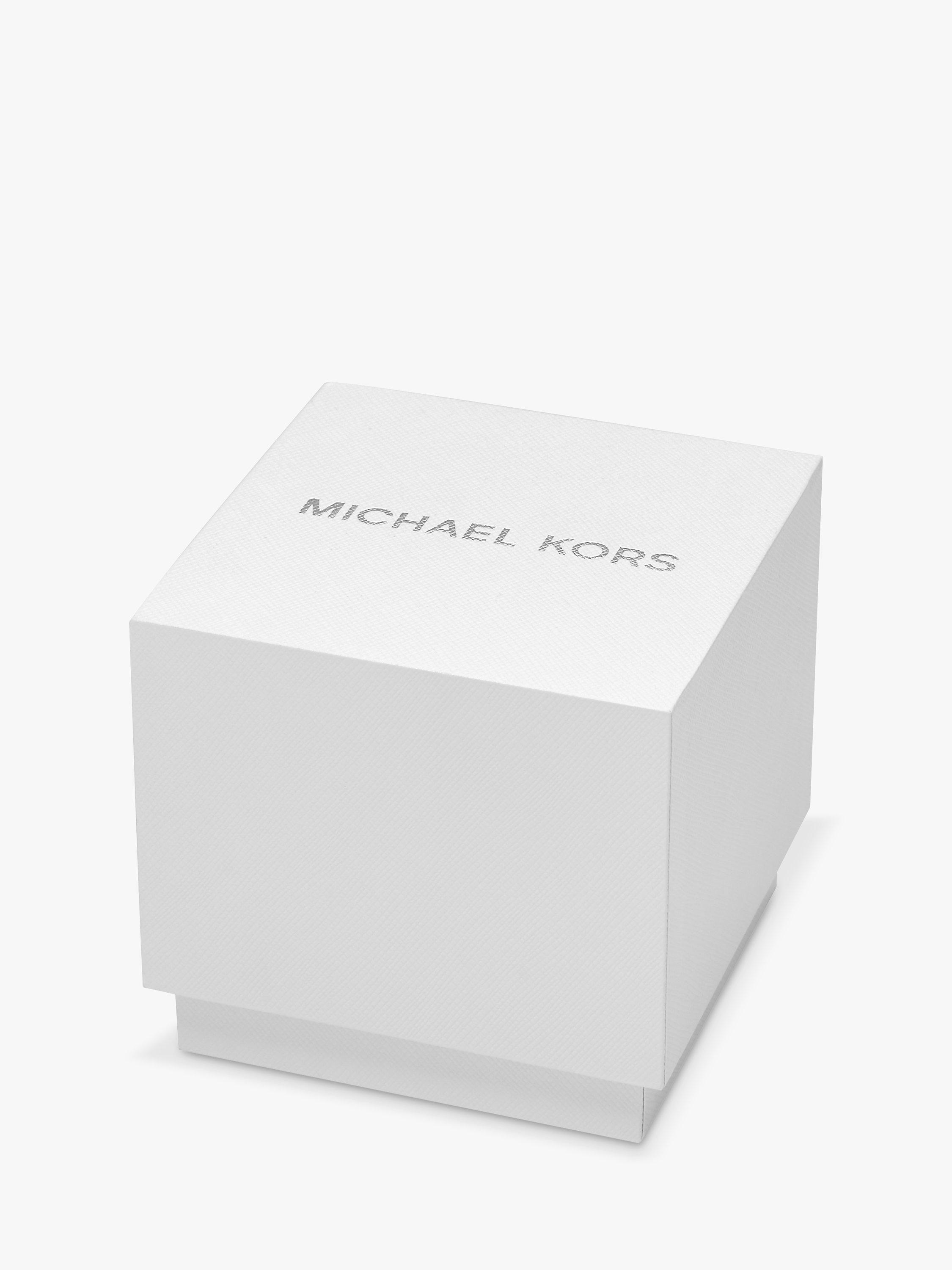 Product image 5 of 5, which shows Michael Kors Women's Pyper Logo Dial Bracelet Strap Watch, Rose Gold MK4594