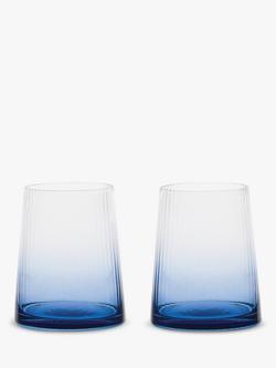 Anton Studio Designs Empire Tumblers, Set of 2, 400ml, Blue