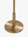 John Lewis Apollo Mirrored Side Table, Brass