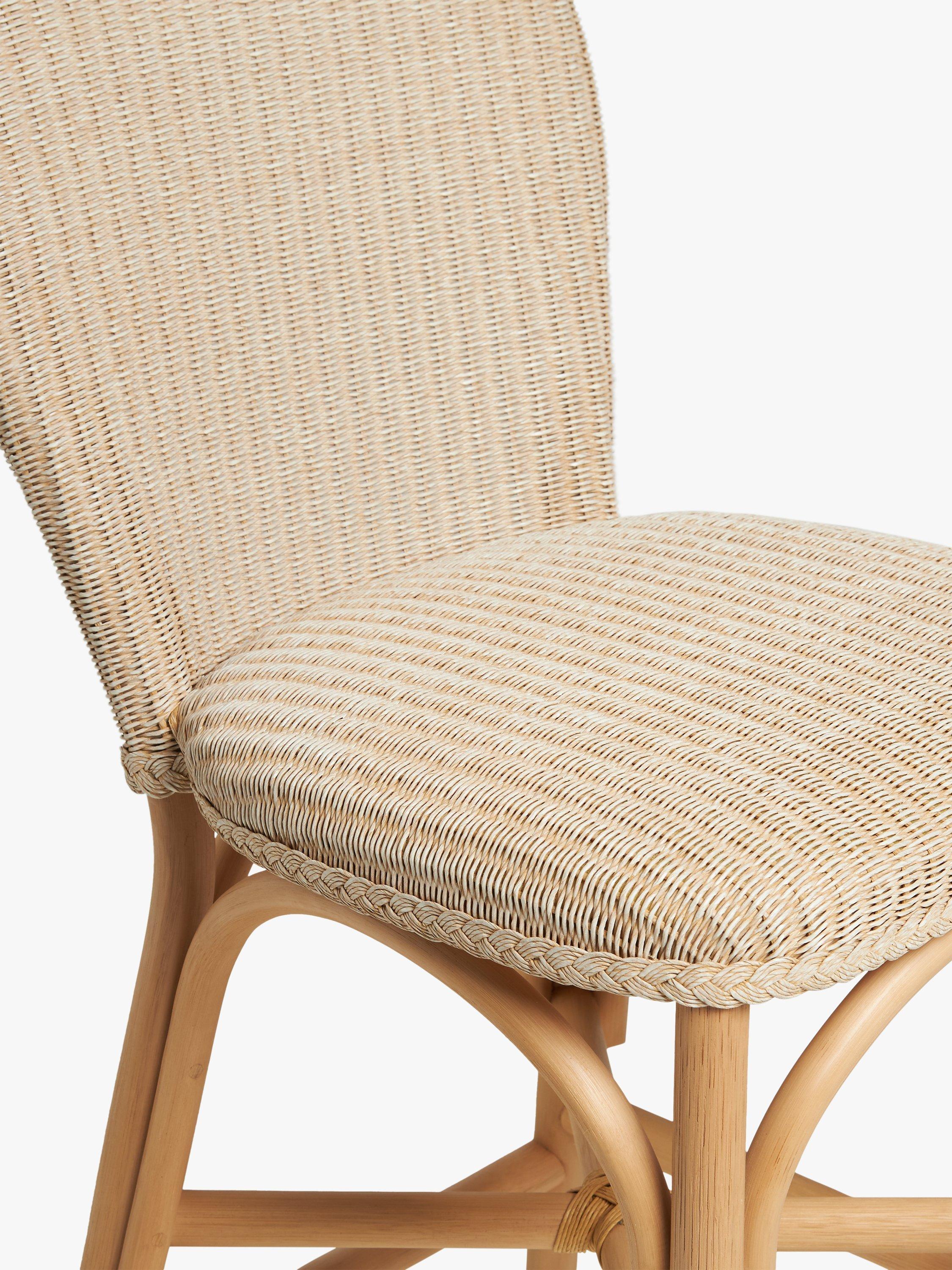 John Lewis Woven Cane Bar Stool Snow Wash White