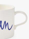 Portmeirion Mum Earthenware Mug, 360ml, Blue/White