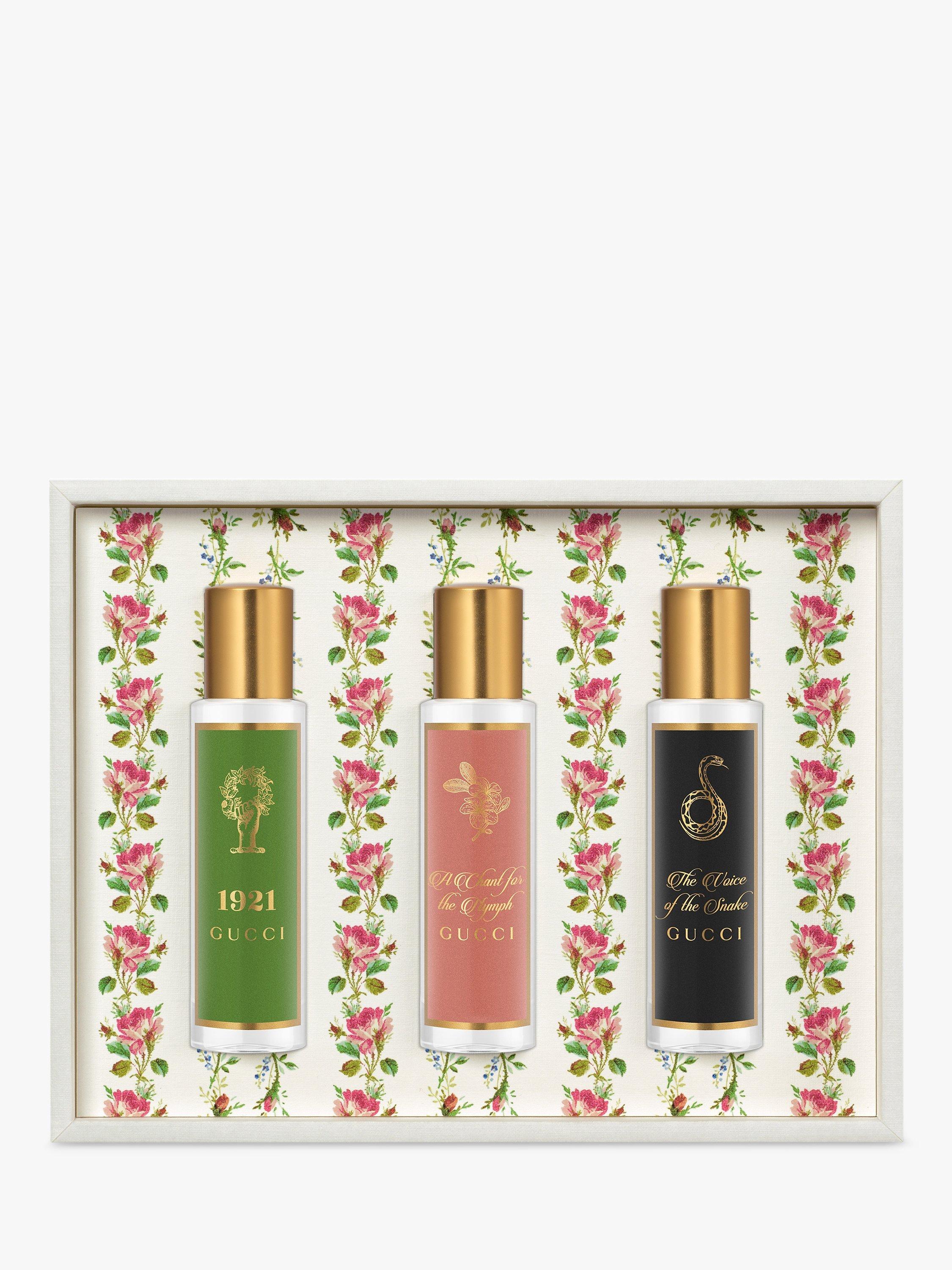 Product image 1 of 3, which shows Gucci The Alchemist's Garden Eau de Parfum Festive Discovery Fragrance Gift Set, 3 x 15ml