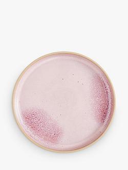 Portmeirion Minerals Stoneware Side Plate, 21.7cm, Rose Quartz