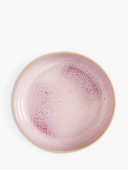Portmeirion Minerals Stoneware Pasta Bowl, 22.2cm, Rose Quartz