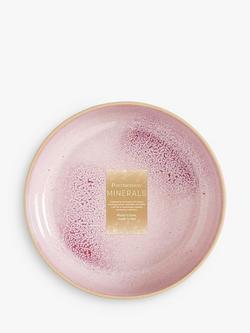 Portmeirion Minerals Stoneware Pasta Bowl, 22.2cm - view 2, Rose Quartz