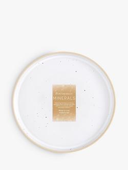 Portmeirion Minerals Stoneware Dinner Plate, 26.6cm - view 2, Moonstone