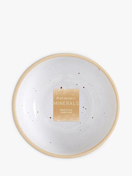 Portmeirion Minerals Stoneware Cereal Bowl, 15.2cm - view 2, Moonstone