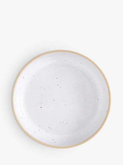 Portmeirion Minerals Stoneware Pasta Bowl, 22.2cm, Moonstone
