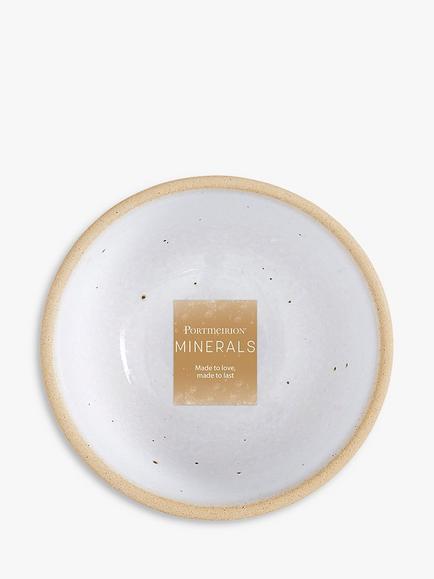 Portmeirion Minerals Small Stoneware Bowl, 11.4cm - view 2, Moonstone
