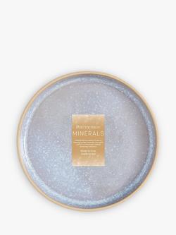 Portmeirion Minerals Stoneware Side Plate, 21.7cm - view 2, Aquamarine