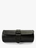 Wolf British Racing Vegan Leather Watch Roll, Black